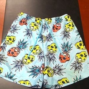 Skull swim trunks